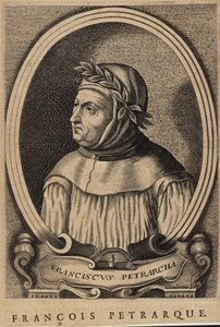 Portræt af Francesco Petrarch af French School