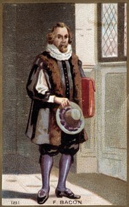 Portræt af Francis Bacon (1561-1626), engelsk statsmand og filosof. af French School