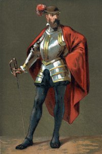 Portræt af Francisco Pizarro (Francois Pizarro af French School