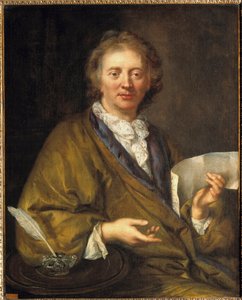 Portræt af Francois Couperin (1668-1733), dit Couperin le Grand, fransk komponist og organist. Anonymt maleri fra det 17. århundrede. olie på lærred, 90 x 73 cm. - Portræt af Francois Couperin (1668-1733), kendt som Couperin den Store, fransk komponist og af French School