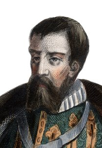 Portræt af Francois I de Lorraine (1519-1563), hertug af Guise, hertug af Aumale, fransk soldat og politiker. af French School