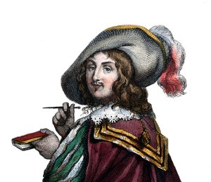 Portræt af Francois VI, hertug af La Rochefoucauld, prins af Marcillac (1613-1680), fransk forfatter. af French School
