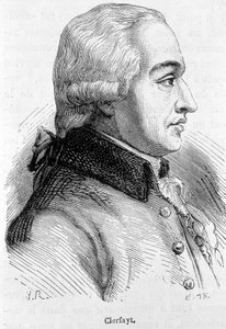 Portræt af Francois de Croix Comte de Clerfayt (eller Clairfayt), østrigsk feltmarskal (1733-1798) - i "" L