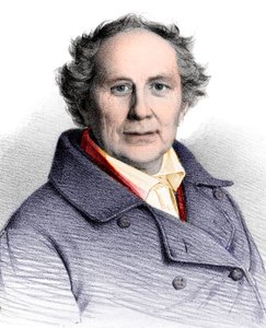 Portræt af Friedrich Wilhelm August Argelander (1799-1875), tysk astronom af French School