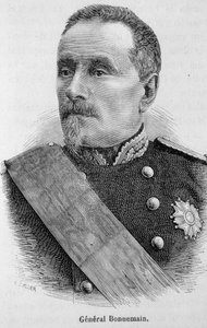 Portræt af general Bonnemain - i "" The History of France"" af Henri Martin af French School