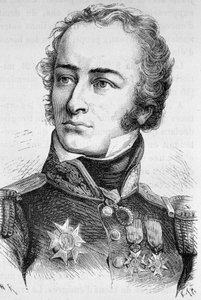 Portræt af general Fey - i "" The History of France"" af Henry Martin af French School