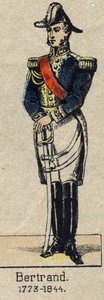 Portræt af general Henri-Gatien Bertrand (1773-1844), greve af imperiet. Billede af Epinal fra slutningen af det 19. århundrede. af French School
