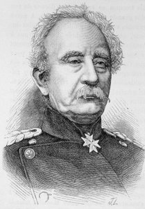 Portræt af general Karl Friedrich Von Steinmetz, preussisk feltmarskal (1796 - 1877) - i "" L