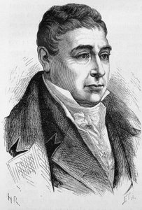 Portræt af General La Fayette (Lafayette) (1757 - 1834) - i "" The History of France"" af Henri Martin af French School