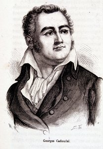 Portræt af Georges Cadoudal - gravering af French School