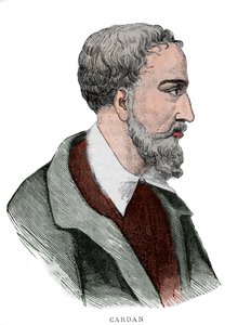 Portræt af Gerolamo Cardano (Girolamo Cardano, Hieronymus Cardanus eller Jerome Cardan af French School