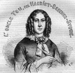 Portræt af Harriet Beecher Stowe (1811-1896), amerikansk forfatter, forfatter til Uncle Tom