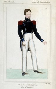 Portræt af Henri Eugene Philippe Louis d