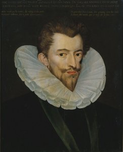 Portræt af Henri I (1549-88) de Lorraine, Duc de Guise, kendt som Le Balafre (tempera på panel)