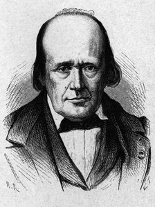 Portræt af Henri Milne - Edwards (1800 - 1885), fransk fysiolog - i "" Album de la Science; berømte videnskabsmænd; Store opdagelser””” 1896. af French School