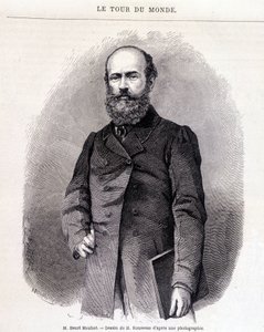 Portræt af Henri Mouhot - i “Tour du Monde”, 2. sem. 1863 af French School