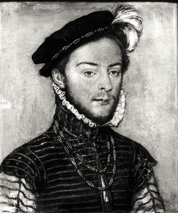 Portræt af Jacques de Savoie (1531-85) hertug af Nemours, ca. 1565 af French School