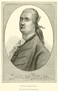 Portræt af James Bruce (gravering) af French School