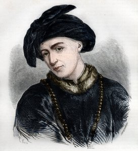 Portræt af Jan Hus (eller Jean Huss af French School