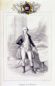 Portræt af Jean-Francois Galaup, Comte de La Perouse (Jean Francois Laperouse af French School