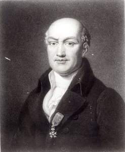 Portræt af Jean Baptiste Joseph Delambre (1749-1822) af French School