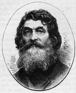 Portræt af Jean Baptiste Paul Cabet (1815-1876), fransk billedhugger. Indgravering i "" Le Monde Illustré"" nr. 890 af 2. maj 1874. af French School