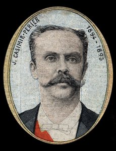 Portræt af Jean Casimir-Perrier (Casimir Perrier, Casimir Perrier, Casimir-Perrier) (1847-1907), præsident for den franske republik. af French School