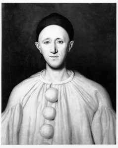 Portræt af Jean Charles Deburau (1829-73) som Pjerrot