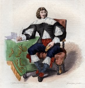 Portræt af Jean Louis Guez de Balzac (1597-1654), fransk forfatter. af French School