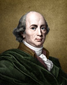 Portræt af Johann Gottfried Herder (1744-1803), tysk filosof og forfatter. (senere farvning) af French School