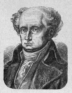 Portræt af Joseph Jerome Simeon (1749-1842), fransk advokat og politiker Gravering fra 1889. Privat samling. af French School