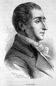 Portræt af Joseph Louis, greve af Lagrange (1736-1813), fransk matematiker - i "" L