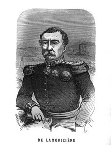 Portræt af Joseph Vantini, dit Youssouf (1808-1866), fransk general. Indgravering i “Les Illustrations De L