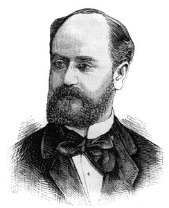 Portræt af Jules Develle (1845-1919), fransk politiker. Indgravering i ""The Illustrated World"", 16. januar af French School