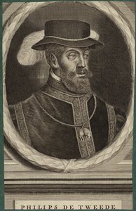 Portræt af kong Filip II af Spanien af French School