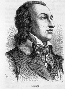 Portræt af Lescure, Vendée-høvding (1766 - 1793) - i "" The History of France"" af Henri Martin af French School