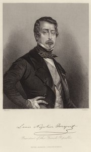 Portræt af Louis-Napoleon Bonaparte af French School