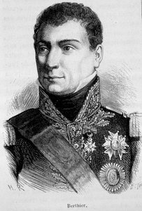 Portræt af Louis Alexandre (Louis-Alexandre) Berthier, fransk marskal (1753 - 1815) - i "" L