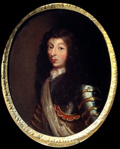 Portræt af Louis II Prins af Bourbon (Bourbon-Conde), Grand Conde (1621-1686) Maleri af den franske skole i det 17. århundrede. Paris, Musee de l