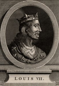 Portræt af Ludvig VII af French School