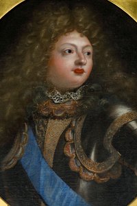 Portræt af Louis le Dauphin (Delfinen Louis) af French School