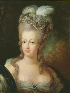 Portræt af Marie-Antoinette de Habsbourg-Lorraine (1755-93)
