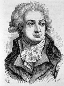 Portræt af Marie Jean Herault de Sechelles (1759-1794), fransk politiker - i "L