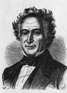 Portræt af Michel Eugene (Michel-Eugene) Chevreul (1786-1889), fransk kemiker - i "Album de la Science; berømte videnskabsmænd; Store opdagelser””” 1896. af French School