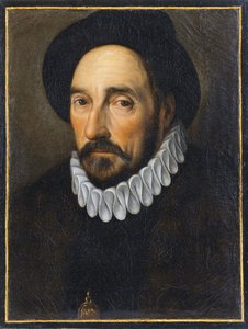 Portræt af Michel de Montaigne af French School