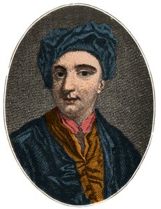 Portræt af Nicholas Rowe (1674 -1718), engelsk dramatiker, digter og diverse forfatter. af French School
