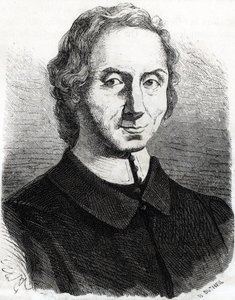 Portræt af Nicolas Malebranche (1638 - 1715) af French School
