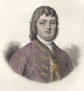 Portræt af Nicolas Roze dit le Chevalier Roze (1675-1733), fransk militær og guvernør. i "Portraits des Hommes Useful". af French School