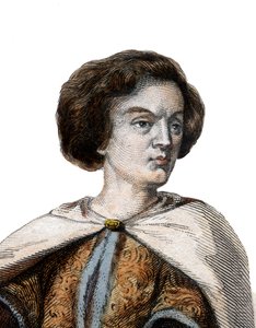 Portræt af Peter Abelard (Pierre Abailard) (Pierre Abeilard) (1079-1142), fransk skolastisk filosof, teolog og logiker. af French School
