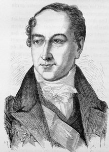 Portræt af Peyronnet (eller Peyronet), fransk politiker (1778 - 1854) - i "" L